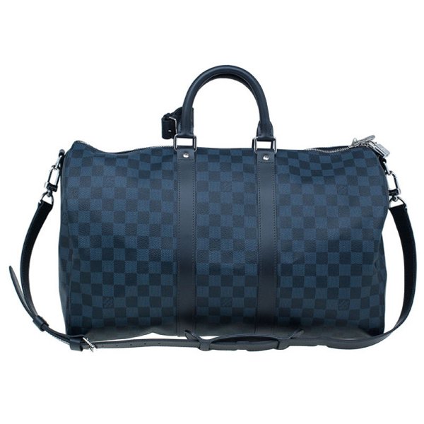 Louis Vuitton Navy Damier Cobalt Keepall Bandouliere 55 duffle bag