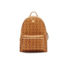 MCM Stark Classic Backpack in Cognac