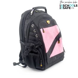 PROSHIELD II - PINK Multimedia bulletproof backpack w/ built-in auxiliary port